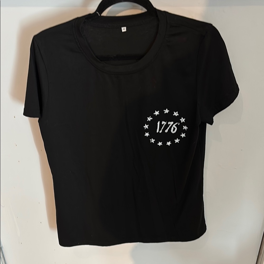 Black Graphic Women's Top